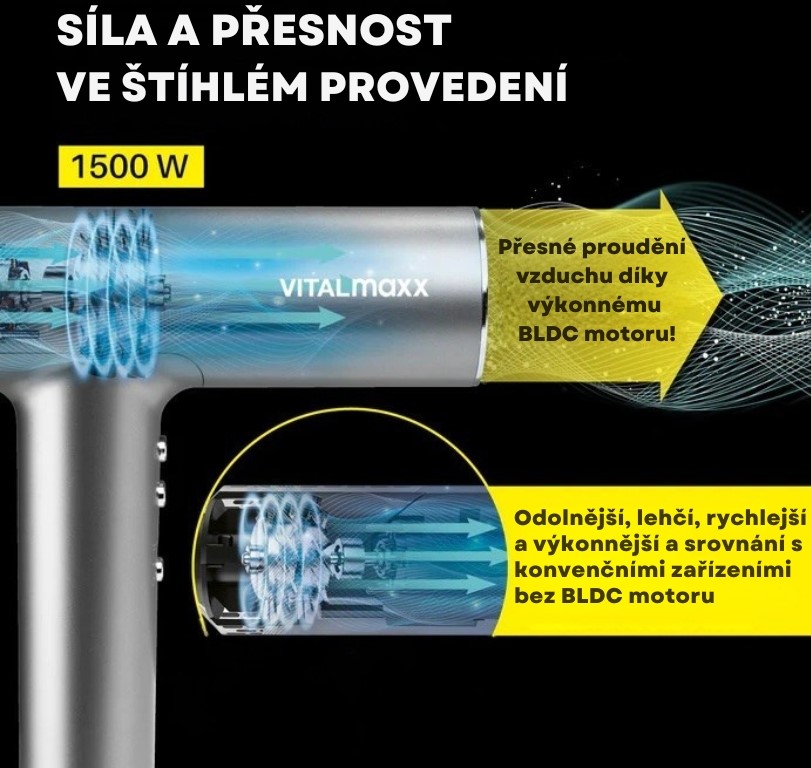 VITALmaxx Fén na vlasy s BLDC motorem 15602 (6)